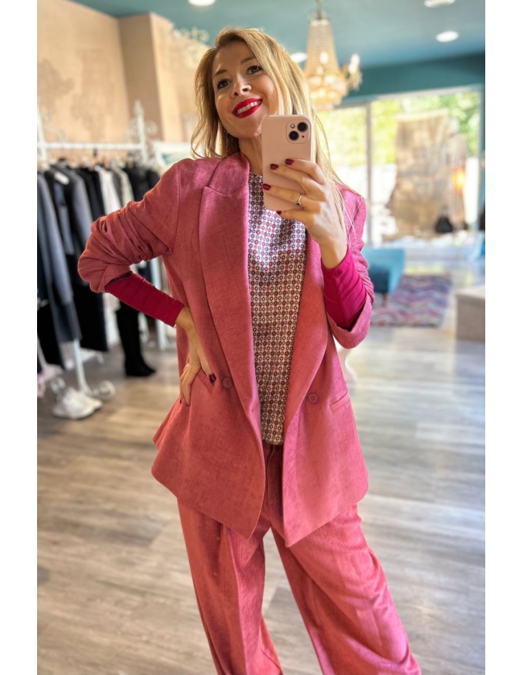 GIACCA EASY ROSA NIU' FASHION