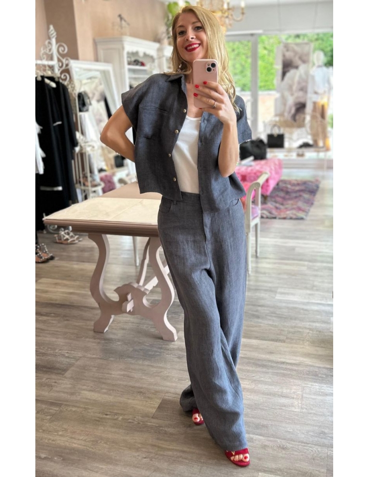 PANTALONE CINQUE TASCHE IN...