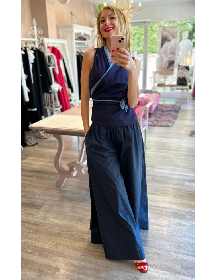 PANTALONE AMPIO ARRICCIATO...