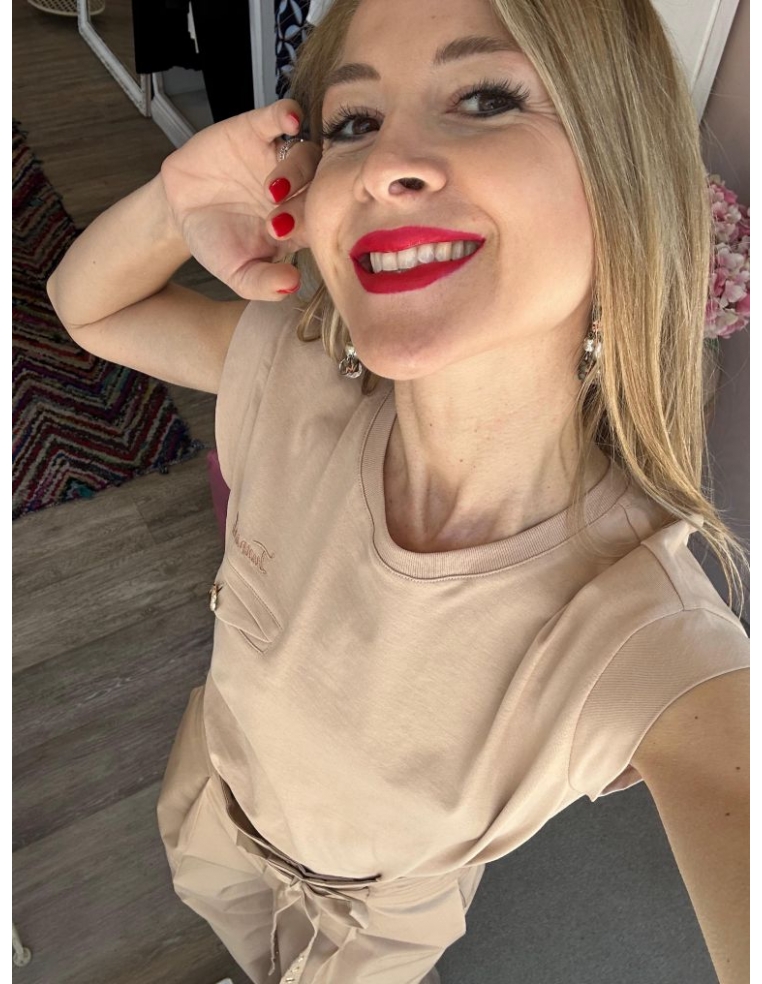 T-SHIRT CON TASCHINO TWINSET 2