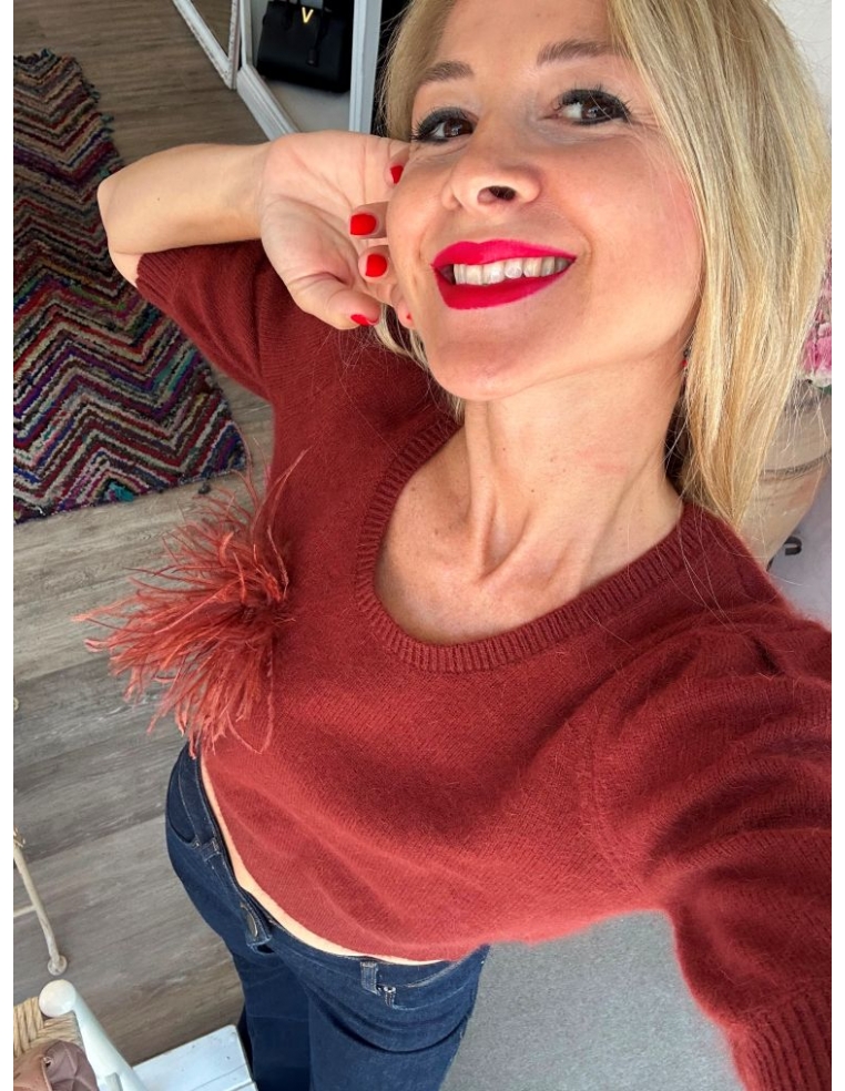 MAGLIA IN MISTO ANGORA CON... 2