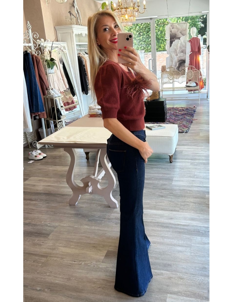 JEANS FLARE CINQUE TASCHE... 2