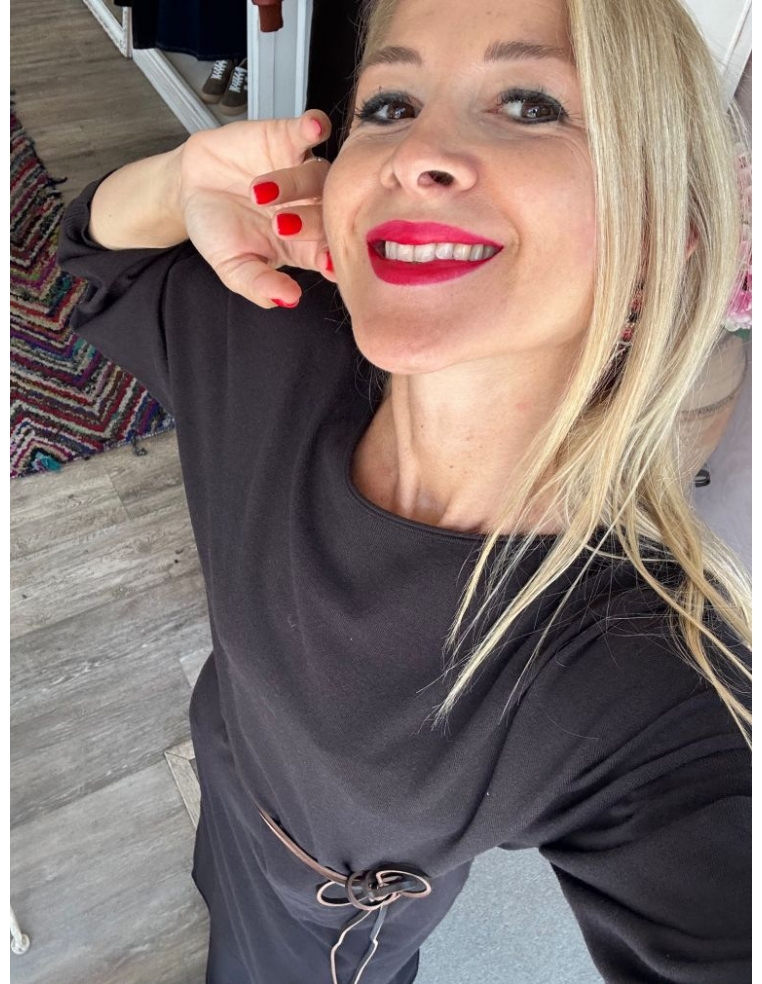ABITO LUNGO CON CINTURA ALYSI 2