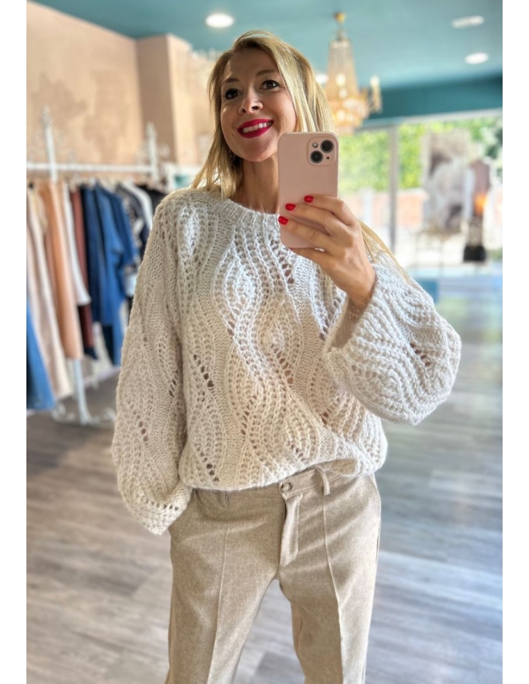 MAGLIA CROP PULL GIA ANIYE BY
