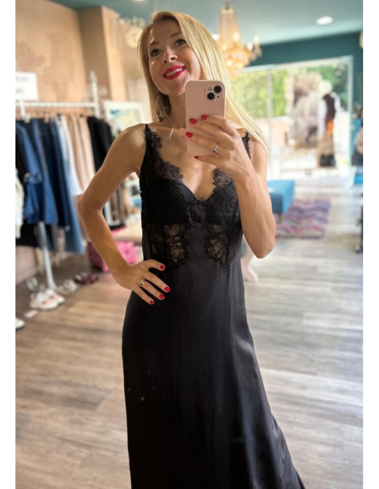 ABITO SLIP DRESS IN SATIN E... 2